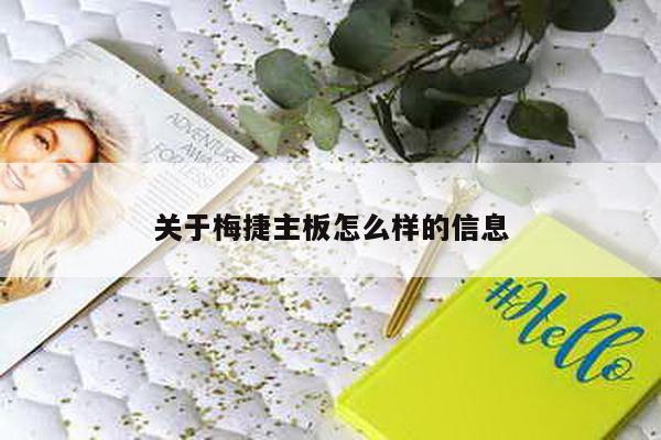 关于梅捷主板怎么样的信息