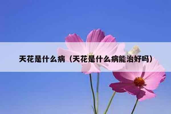 天花是什么病（天花是什么病能治好吗）