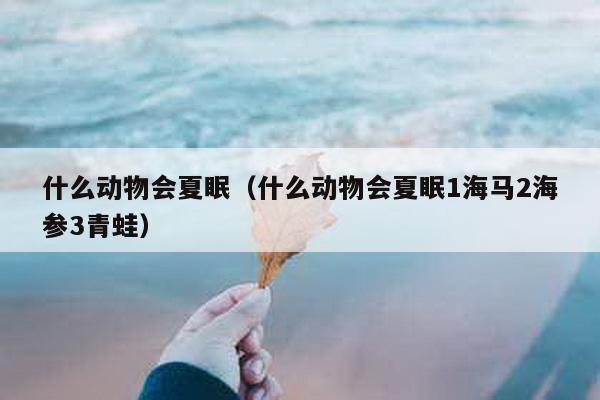 什么动物会夏眠（什么动物会夏眠1海马2海参3青蛙）