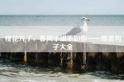 桃花开了，春风十里不如你——唯美句子大全