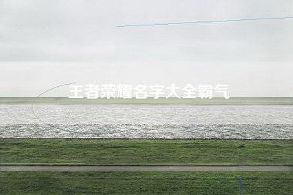 王者荣耀名字大全霸气