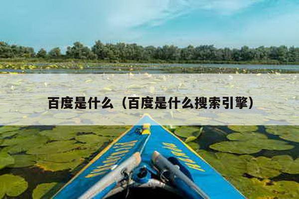 百度是什么（百度是什么搜索引擎）