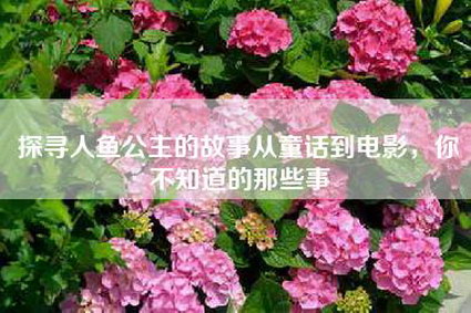 探寻人鱼公主的故事从童话到电影，你不知道的那些事