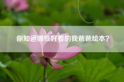 你知道哪些好看的我爸爸绘本？